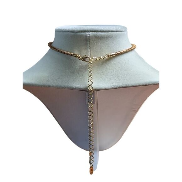 Ettika‎ NWT Leather Tassel Choker - Picture 5 of 6